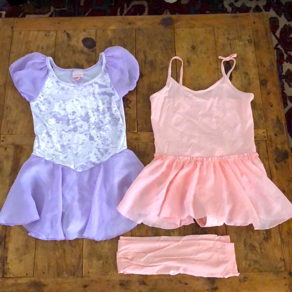 Freestyle and Xhilaration Ballerina Leotards 10/12